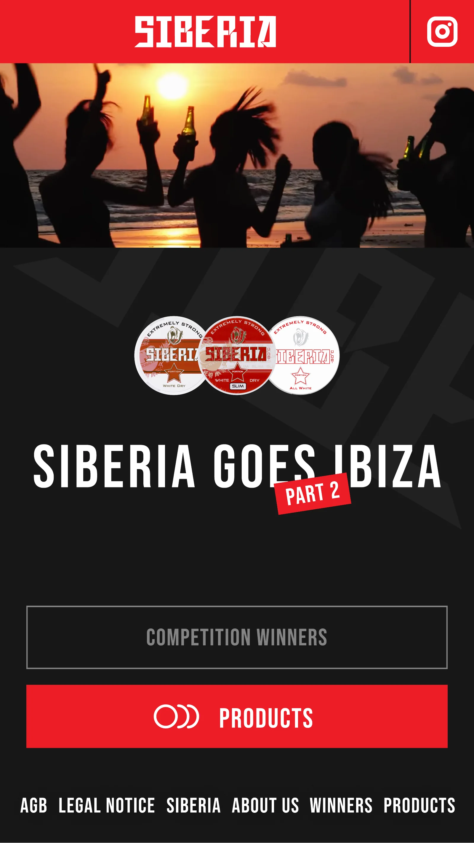 Siberia Snus 2.0 Webdesign - Ansicht 5