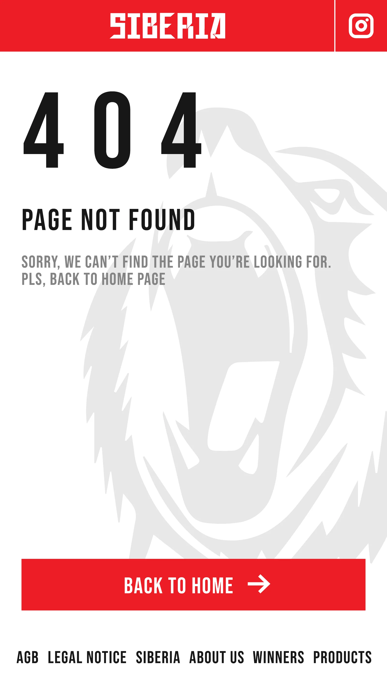 Siberia Snus 2.0 Webdesign - Ansicht 6