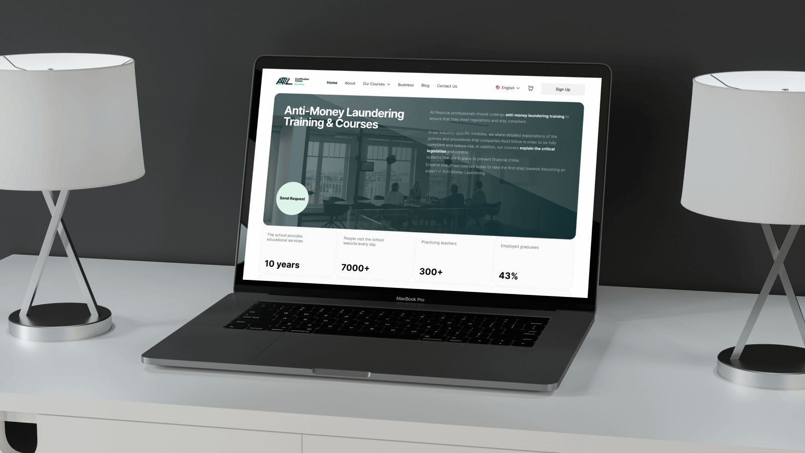 AML Certification Centre Website